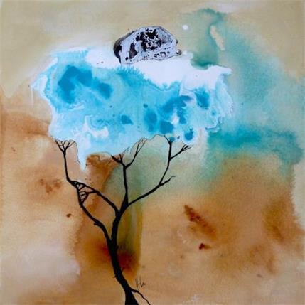 Painting EVOCATION POETIQUE by Han | Painting Raw art Landscapes