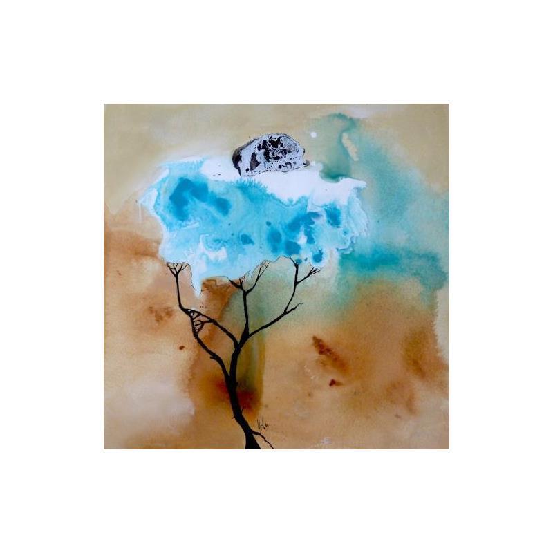 Peinture EVOCATION POETIQUE par Han | Tableau Art Singulier Paysages