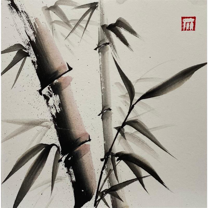 Painting Sans titre  by De Giorgi Mauro | Painting Naive art Life style Minimalist Black & White