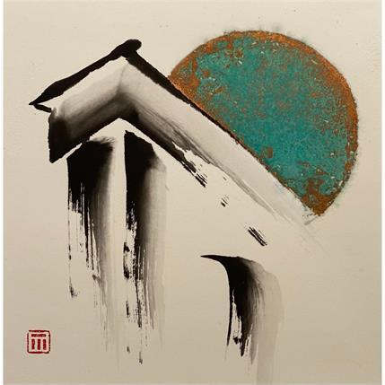 Peinture Arc de triomphe par De Giorgi Mauro | Tableau Art Singulier Minimaliste, Scènes de vie