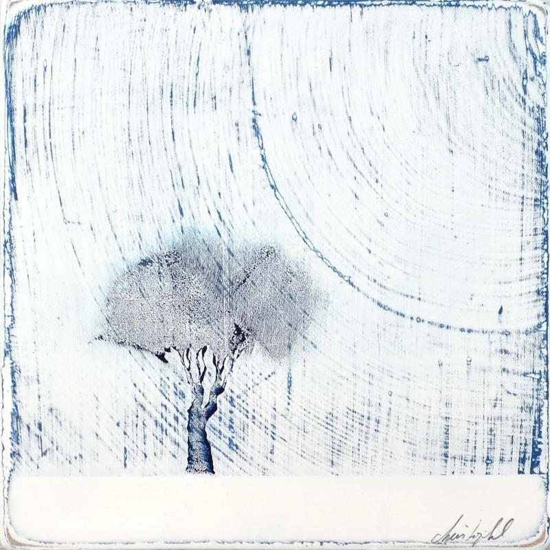 Painting Sous le ciel diaphane #314 by ChristophL | Painting Raw art Landscapes Acrylic