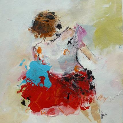 Peinture PALOMBE par Han | Tableau Abstrait Scènes de vie