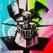 Pintura mazinger z por Mestres Sergi | Pintura Pop art Urbano Iconos pop Graffiti Cartón