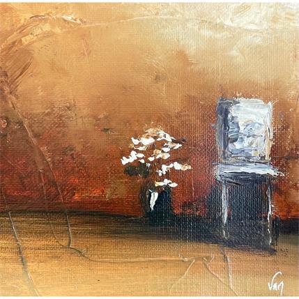 Peinture Juste là par Vinnie | Tableau Figuratif Huile Scènes de vie