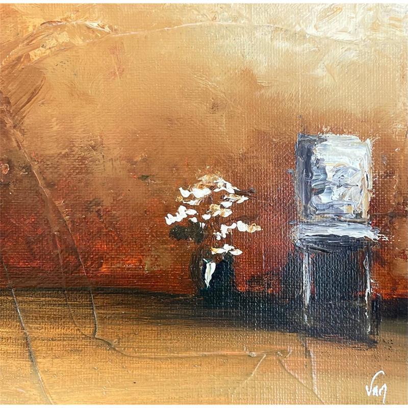 Painting Juste là by Vinnie | Painting Figurative Life style Oil