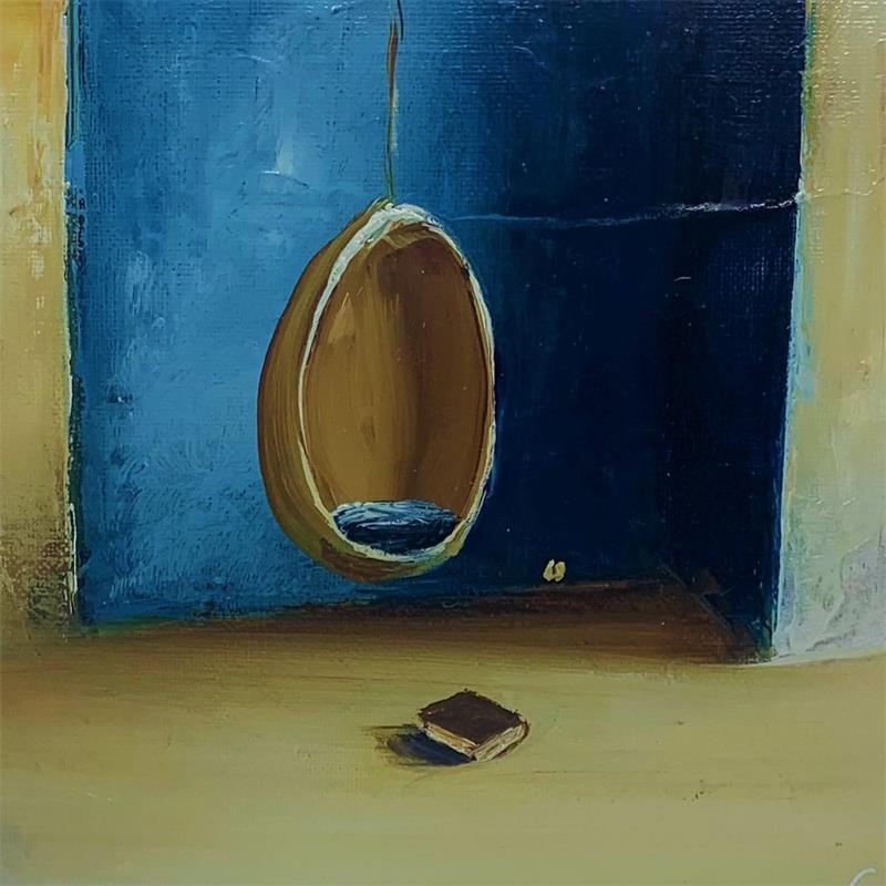 Peinture Moment choisi par Vinnie | Tableau Figuratif Scènes de vie Huile