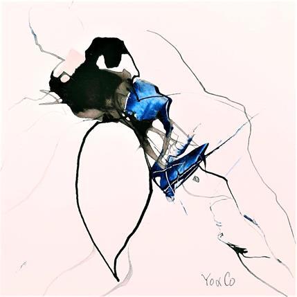 Painting Molécule by YO&CO | Painting Abstract Ink Nude