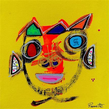 Peinture MELINA par Perrotte | Tableau Abstrait Acrylique, Carton