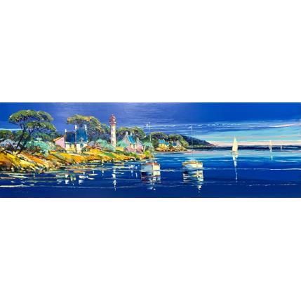 Painting Golf du Morbihan by Corbière Liisa | Painting