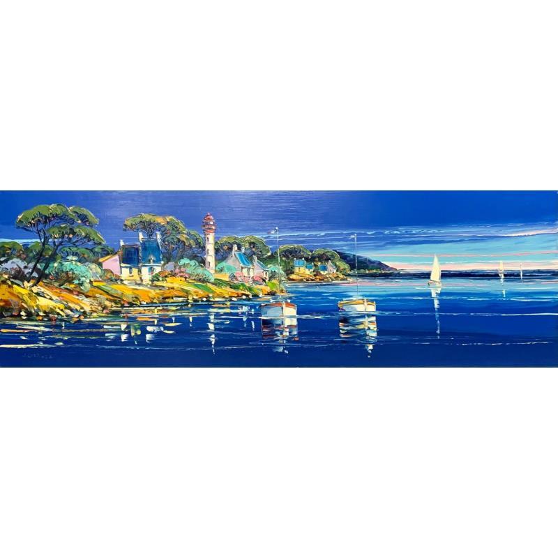 Painting Golf du Morbihan by Corbière Liisa | Painting