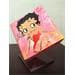 Sculpture Betty boop cube par Lemoine Mael | Sculpture Pop-art Graffiti Métal Posca