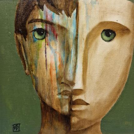 Painting P6 by Delaube Fabien | Painting Oil Pop icons