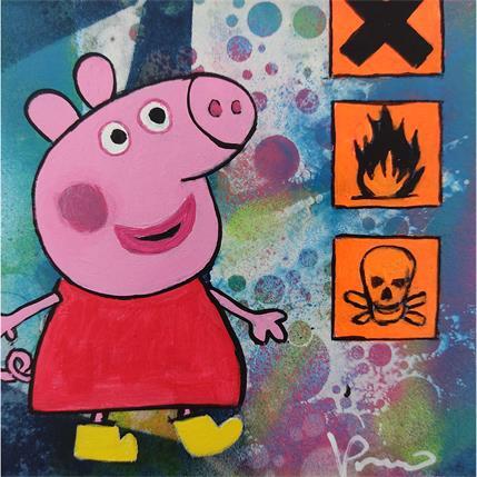 Peinture Dangerous games par Przemo | Tableau Pop-art Acrylique Animaux, Icones Pop