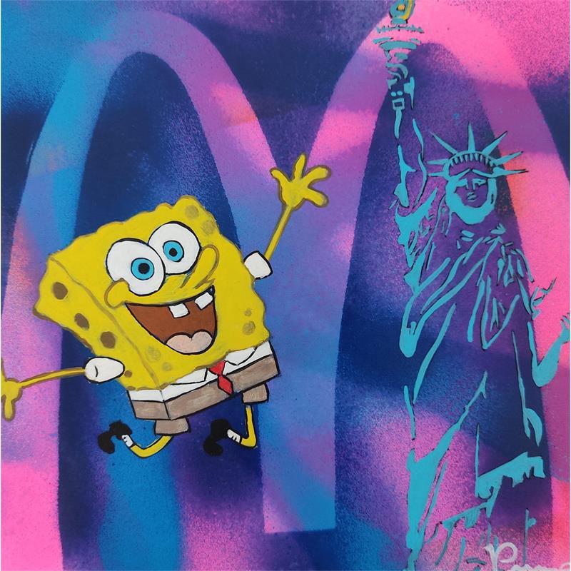 Painting Joy by Przemo | Painting Pop-art Pop icons Acrylic