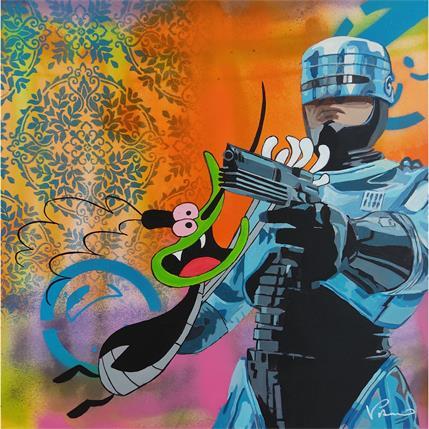 Painting James cop by Przemo | Painting Pop-art Acrylic Pop icons