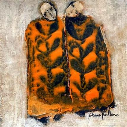 Painting Liens by Guillon Anne | Painting Figurative Life style, Pop icons