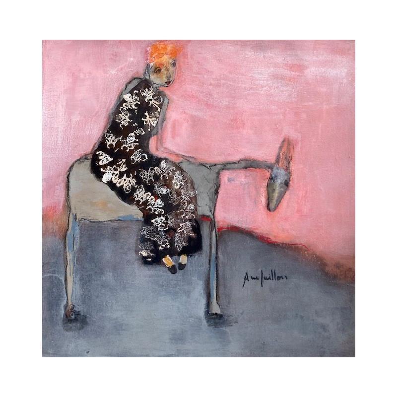 Painting Vagabondage by Guillon Anne | Painting Figurative Life style