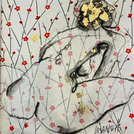 Painting La vie en fleurs Cacol 9 by Labarussias | Painting  Gluing