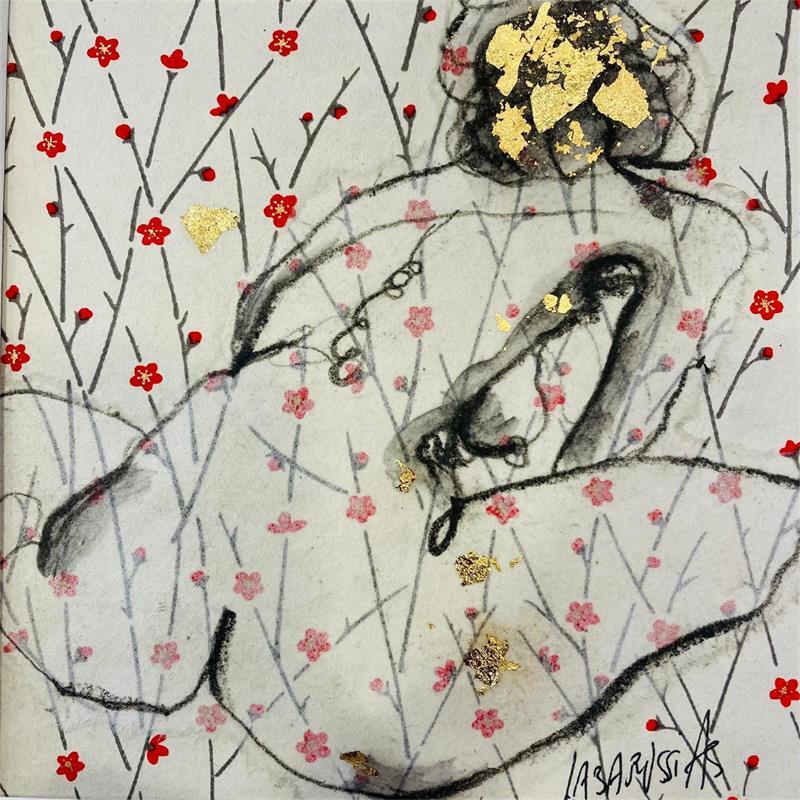 Painting La vie en fleurs Cacol 9 by Labarussias | Painting Gluing