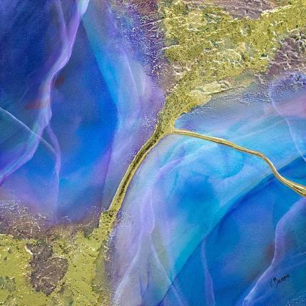 Painting Îles amethyste by Baroni Victor | Painting Abstract Acrylic Minimalist, Pop icons