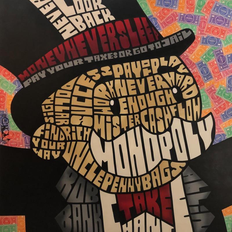 Gemälde Mr Monopoly von Cmon | Gemälde
