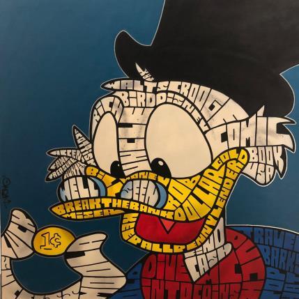 Peinture Picsou finds a coin par Cmon | Tableau