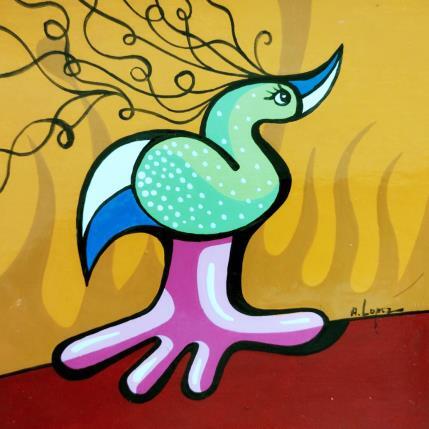 Painting De bonnes bases by Lopez Alfredo | Painting Figurative Acrylic Life style