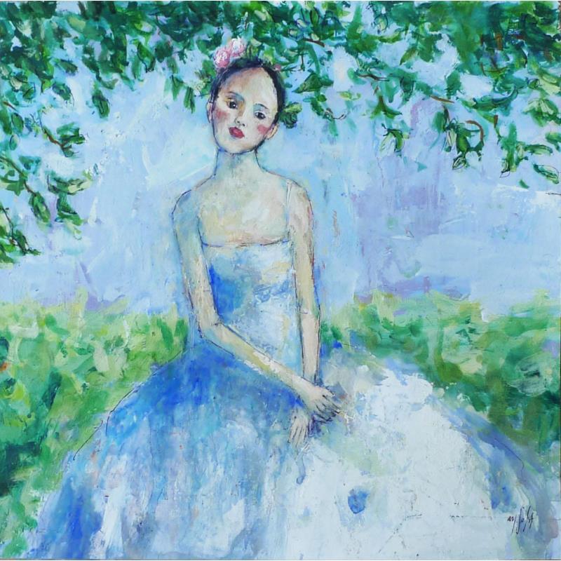 Painting Nature by De Sousa Miguel | Painting Figurative Portrait Cardboard