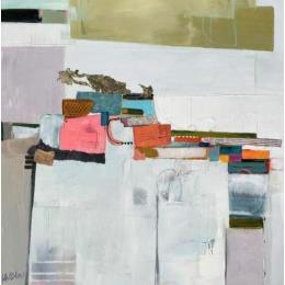 Painting À la recherche de mon équilibre by Lau Blou | Painting Abstract Acrylic Minimalist