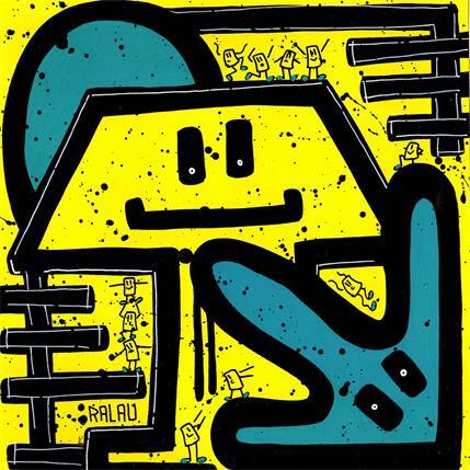 Painting Souris by Ralau | Painting Pop-art Acrylic Life style