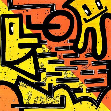 Painting Heat isn't deadly by Ralau | Painting Pop-art Acrylic Animals, Landscapes, Life style