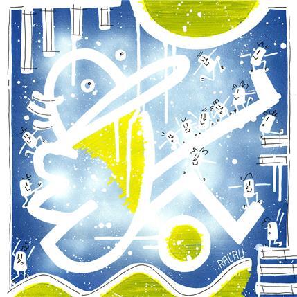 Painting Ducky duck 2 by Ralau | Painting Pop-art Acrylic Animals, Landscapes, Life style