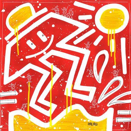 Peinture Mr Dopey par Ralau | Tableau Pop-art Acrylique Marine, Paysages, Scènes de vie