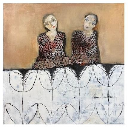 Peinture Végétal par Guillon Anne | Tableau Figuratif Scènes de vie