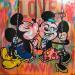 Peinture Love par Kikayou | Tableau Pop-art Icones Pop Graffiti