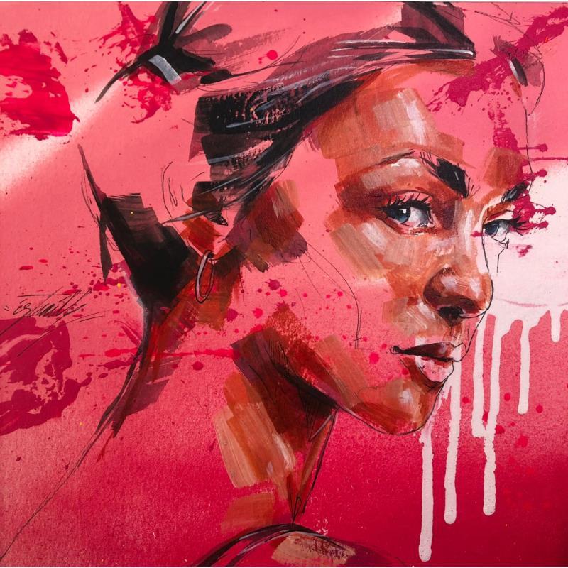 Painting PERLA by Istraille | Painting Acrylic