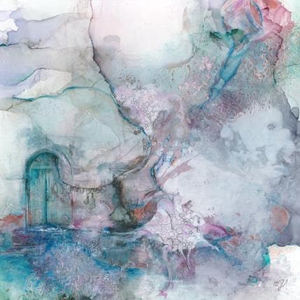 Peinture L'espionne par Bergeron Marie-Josée | Tableau Figuratif Acrylique, Huile scènes de vie