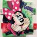 Pintura Minnie por Molla Nathalie | Pintura Pop art Iconos pop Madera