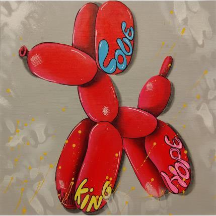 Peinture Love par Molla Nathalie  | Tableau Pop-art Animaux