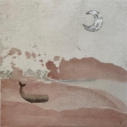 Peinture PENSIERO ROMANTICO par Roma Gaia | Tableau Sable