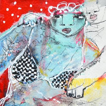 Pintura Send me an angel por Boix Bernardini Empar | Pintura Arte bruto Acrílico Life style