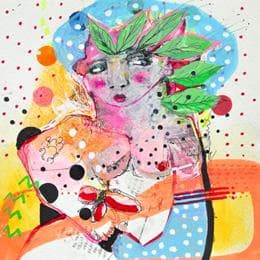 Painting Alive tonight by Boix Bernardini Empar | Painting Raw art Acrylic Life style