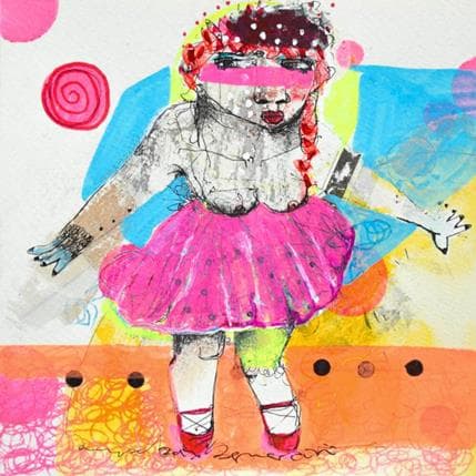 Pintura Find your place por Boix Bernardini Empar | Pintura Arte bruto Acrílico Life style