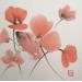 Peinture Poppies 1 par De Giorgi Mauro | Tableau Art Singulier Paysages