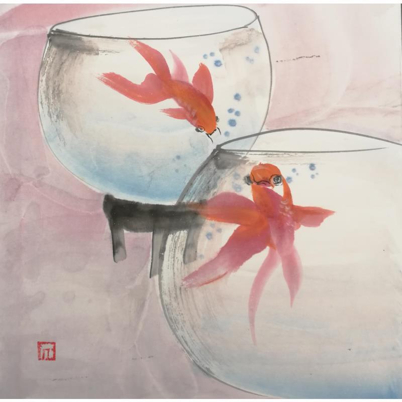 Peinture We don't talk anymore par De Giorgi Mauro | Tableau Art Singulier Animaux