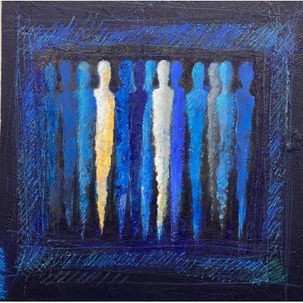 Peinture Ostia antica  par Rocco Sophie | Tableau Abstrait Acrylique, Collage, Huile, Sable minimaliste