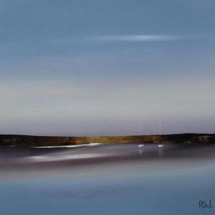 Painting Plénitude 42 by Roussel Marie-Ange et Fanny | Painting Figurative Oil Marine