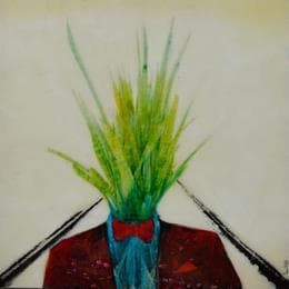 Peinture Hombre vejetal par Bofill Laura | Tableau Figuratif Acrylique Portraits