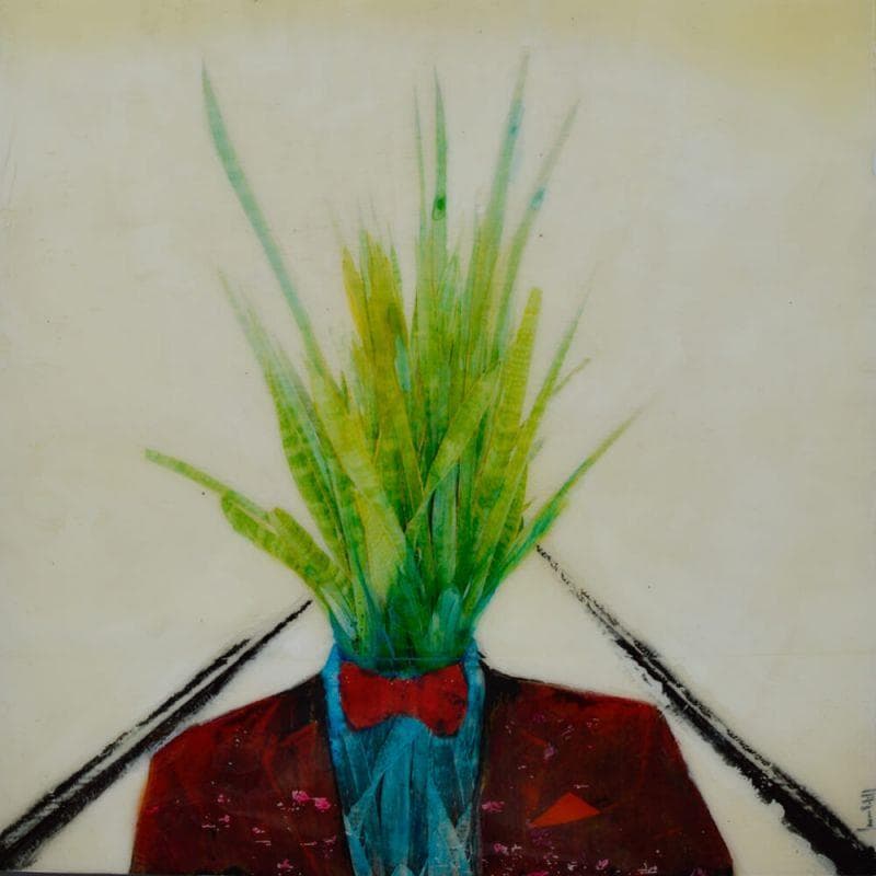 Peinture Hombre vejetal par Bofill Laura | Tableau Figuratif Portraits Acrylique