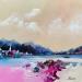 Painting Un Enchantement by Pienon Cyril | Painting Figurative Landscapes Marine Acrylic